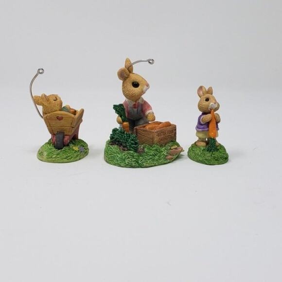 1997 Hallmark Bumper Crop Springtime Holiday Eastern Handcrafted Ornament - Picture 6 of 6